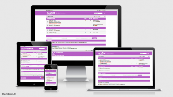 style proflat-purple 1.2.9 pour phpBB 3.2.8