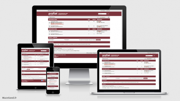 style proflat rose brown 1.2.9 pour phpBB 3.2.8