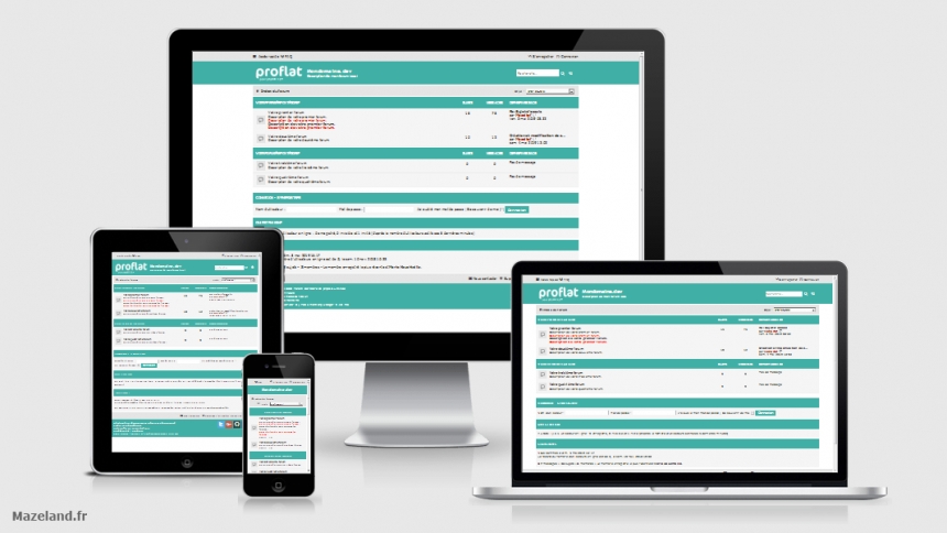 style proflat-teal 1.2.10 pour phpBB 3.2.9