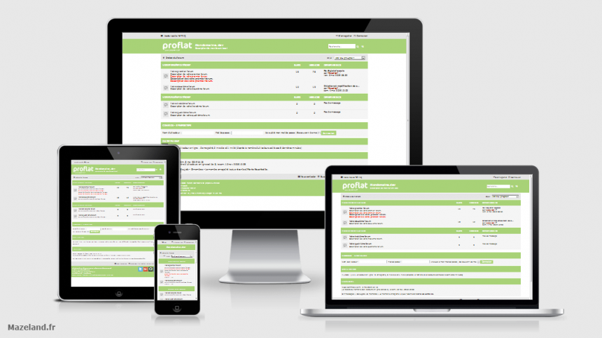 style proflat-light-green 1.2.10 pour phpBB 3.2.9