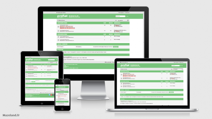 style proflat-green 1.2.10 pour phpBB 3.2.9