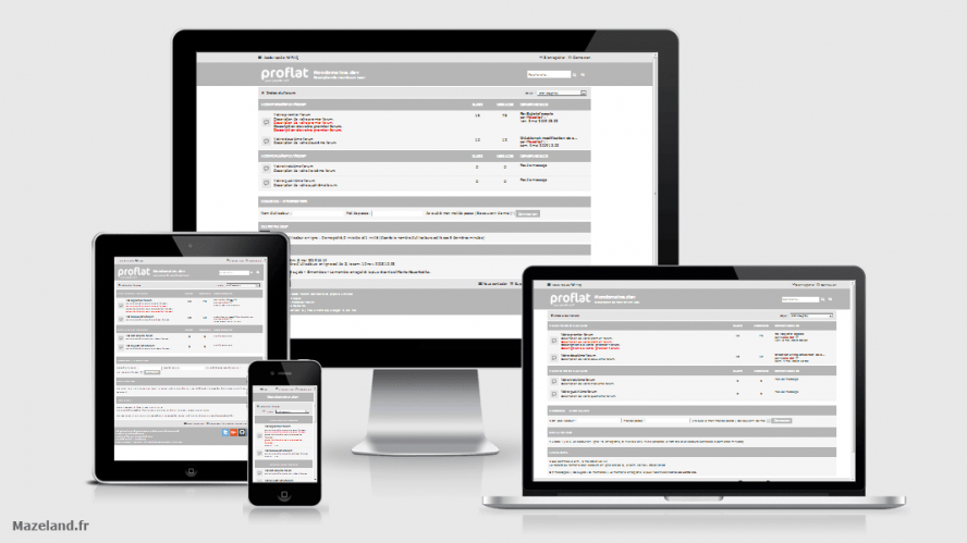 style proflat grey 1.3.11 pour phpBB 3.3.11